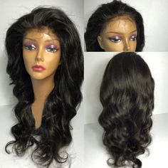 GET $50 NOW | Join RoseGal: Get YOUR $50 NOW!http://m.rosegal.com/lace-wigs/long-fluffy-free-part-wavy-1207441.html?seid=10089746rg1207441 Brazilian Curly Hair, Brazilian Hair Wigs, Human Lace Wigs, Wavy Wigs, Virgin Hair Wigs, Nice Hair, Human Wigs, Human Hair Lace Wigs