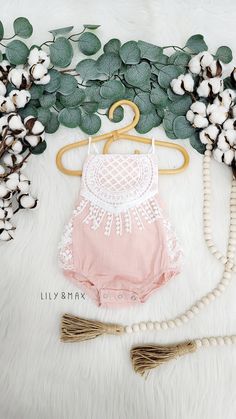 "PEACH CREAM LACE PEACH ROSE ROMPER Elegant super soft ruffled stretchy waist romper. {use} *Birthday, *Baptism, *Easter, *special occasions, *picture props, *weddings, *for fun! Available dress sizes below: 0-6 months 6-12 months 12-24 months 2T PROCESSING TIME: Even though we ship 1-3 business days, processing times may change time to time. You can see the exact shipping dates in your receipt. Please convo us if you need for specific date and also leave your date needed by during checkout to \ Baby Girl Lace Romper, Boho Baby Girl, Chic Baby, Birthday Tutu Outfit, Ladybug Birthday, Rustic Baby, Boho Girl, Cream Lace, Bubble Romper