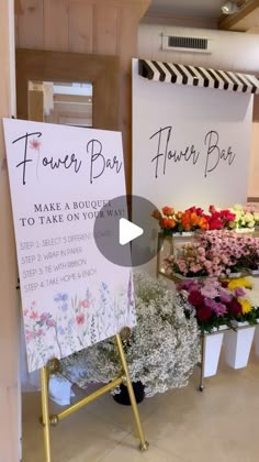 Flawless Functions on Instagram: "🌸The Flower Bar 🌸   A memorable interactive activity for your guests that doubles as a stunning favor they can take home!  Simple perfect  for every occasion! . . .  #flower #flowerbar #babyshower #bridalshower #babyshowerdecoration #bridalshowerdecor #flowerdesign #eventdesign #wedding #weddingtrends #weddibginspiration #bride #babyinbloom #babyinbloombabyshower #loveinbloom #showerfavors #pinkdecor #babygirl #pinkbabyshower" Flower Bouquet Shower Favor, Flower Bar Instructions, Bloom Bar Ideas, Bridal Shower Flower Bar, Floral Cart, Bloom Bar, Rose Ideas