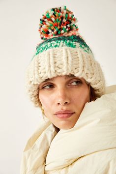 Make any outfit instantly cooler with this Free people beanie while keeping you warm. The perfect cool weather accessory, this beanie features mixed patterns and a super soft fabrication. White Cozy Beanie For Cold Weather, White Winter Beanie One Size, Cozy White Beanie For Cold Weather, White One Size Bonnet For Cold Weather, White One-size Bonnet For Cold Weather, One Size White Bonnet For Cold Weather, White Beanie For Cold Weather, White Knit Beanie Bonnet, White Crochet Winter Hat For Cold Weather