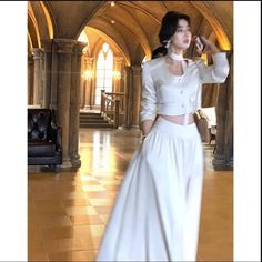 deanwangkt French White Long Sleeve 2 Piece Set for Women Autumn New Elegant Fashion Short Top High Waist Long Skirt Suit Female Clothing Brand Name deanwangkt Season Autumn/Winter Fabric Type Broadcloth Age MIDDLE AGE Style Office Lady Material Spandex Material Polyester Origin US(Origin) CN Guangdong Fabric content 91% (inclusive) - 95% (inclusive) Decoration Button Collar O-Neck Closure Type Single Breasted Sleeve Style Regular Material Composition Synthetic fiber Pattern Type Solid Gender WO Two-piece High Waist Skirt For Spring, High Waist Two-piece Skirt For Spring, White Fitted Maxi Skirt For Fall, Elegant Skirt Sets For Spring, Elegant Two-piece Long Skirt, Formal Two-piece Spring Skirt, Elegant High-waist Sets For Fall, Spring Two-piece Solid Skirt, Elegant High Waist Spring Sets