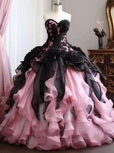 Fairy Prom Dresses, Fairy Prom Dress, Sweetheart Corset, Princess Fairy, Quince Dress, Pink Prom Dress, Sweetheart Prom Dress, Prom Dress Inspiration, Corset Lace