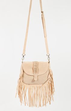 This crossbody bag approximately measures (Inches): 8" W, 9" H, 1.5" D 50%POLYESTER, 30%PVC, 10%PU, 10%ALLOY Picture Frame Hangers, Fringe Crossbody Bag, Frame Hangers, Denim Short Dresses, Michael Stars, Capri Blue, Leather Fringe, Clay Design, Beauty Bar