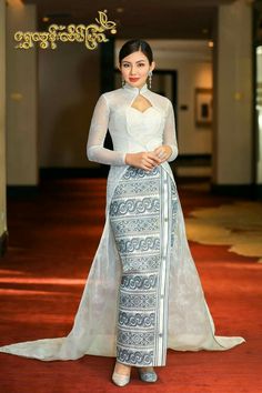 May Myint Mo, Batik Fashion, Wedding Sash, January 25, Fancy Dress Design, Classic Dress