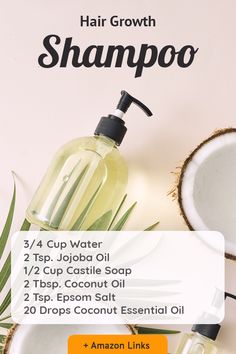 Castle Soap, Natural Apothecary, Coconut Essential Oil, Coconut Oil Shampoo, Hair Recipes, Diy Beard, Coconut Shampoo