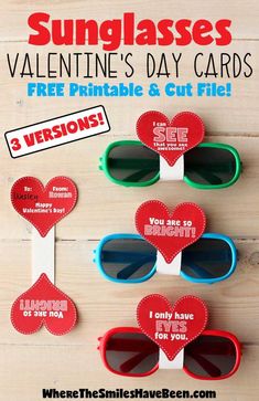 valentine's day crafts for kids with free printables and cut - outs