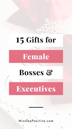 gifts for female boss and executives