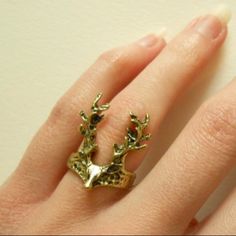 New Without Tags. Size 5. The Deer Is Approximately 1 Inch Tall X 3/4 Inch Wide. 25% Off Bundles!!! Deer Ring, Deer Rings, Buck Antlers, Deer Jewelry, Deer Buck, Bronze Ring, 5 Rings, Ring Color, Ring Gold