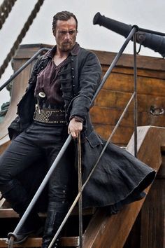 Flint Black Sails, Pirate Larp, Pirate Garb, Pirate Outfit