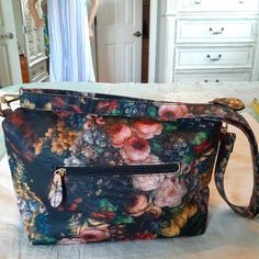 Vintage Floral Large Multiple Compartment Crossbody/Shoulder Bag Nwot Vintage Spacious Floral Flower Print With Roomy Black Interior Lining. Sturdy Goldtone Hardware, Detailed Tags, Print Is Also Inside Of Belt Top Zipper Closure ## Casual, Daytime, Adjustable Straps, Career, Church Multicolor Shoulder Bag With Adjustable Handle For On-the-go, Spring Shoulder Tote Bag With Cell Phone Pocket, Spring Shoulder Satchel Bag With Cell Phone Pocket, Spring Satchel Shoulder Bag With Cell Phone Pocket, Spring Shoulder Bag With Cell Phone Pocket, Spring Crossbody Shoulder Bag With Cell Phone Pocket, Spring Multicolor Crossbody Shoulder Bag, Multicolor Clutch Bags With Cell Phone Pocket, Multicolor Crossbody Shoulder Bag With Detachable Strap