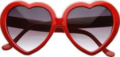 Fun Red Heart-shaped Sunglasses, Playful Red Sunglasses For Party, Playful Red Sunglasses With Uv Protection, Fun Red Sunglasses For Valentine's Day, Fun Red Sunglasses, Fun Red Sunglasses With Gradient Lenses, Red Heart-shaped Sunglasses For Valentine's Day, Fun Red Plastic Sunglasses, Red Plastic Sunglasses For Valentine's Day