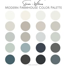 the modern farmhouse house color palette