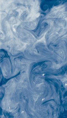 blue and white swirls in the water