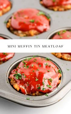 Mini Muffin Tin Meatloaf Quick Delicious Meals