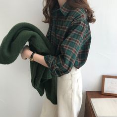 Plus Size Plaid Shirt, Neat Casual Outfits, Plus Size Plaid, Dress Card, Vintage Plus Size, Harajuku Outfits, Plaid Shirts, 2024 Style, Plus Size Vintage