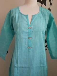 Womens Kurta, Plain Kurti Designs, Smart Attire, Kurti Sleeves Design, Simple Kurti Designs, Neck Designs For Suits, Long Kurti, Pakistani Fashion Casual