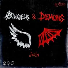 the cover art for angels and demons's album