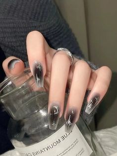 Short Fake Nails, Fake Nails With Glue, Nail Products, Coffin Nails Long, Stick On Nails, Nailed It, Nail Art Hacks, Nail Arts