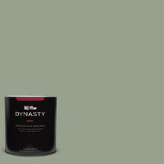 a can of behr marquee green paint