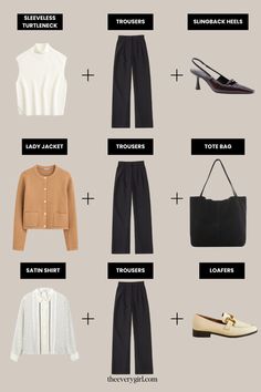 Shoes With Trousers Work Outfits, Trousers Styling Women, Outfits Black Trousers, Outfit With Trouser Pants, Black Trouser Outfit Casual, How To Style Black Trousers Women, Styling Black Trousers, Trousers Outfit Ideas, Black Trouser Outfit Women