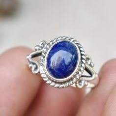 Stone :Lapis Lazuli  Metal: 925 Sterling Silver Shape: Oval -: Our Goal is 100% Customer Satisfaction :- -: We use Natural Gemstone & Solid 925 Silver:- -: All Products Description are 100% Exact:- Boho Ring, Bridesmaid Gift, Sterling silver Ring, Gifts for Mom, Handmade Rings, Wedding Ring, Propose Ring, Anniversary Ring, Birthstone Rings, Stacking Ring, Solitaire Rings, Statement Ring, Engagement Ring, rings for women, Sterling Silver Ring, Wedding Ring, statement ring, Propose Ring, Anniversary Ring, Wedding gift, anniversary gift, mens ring, Gift for her, art deco ring, promise ring, silver ring, wedding ring set, birthstone ring, unique ring, silver rings, vintage ring, resin ring, promise ring for her, personalized ring, women's ring, unique ring, Rings for women, Rings for Men, Ring Handmade Oval Lapis Lazuli Rings, Adjustable Oval Sapphire Ring In Sterling Silver, Oval Lapis Lazuli Ring For Anniversary, Blue Oval Cabochon Ring Stamped 925, Oval Lapis Lazuli Rings For Gift, Handmade Oval Sapphire Rings, Spiritual Sapphire Oval Rings, Sapphire Oval Cabochon Ring For Gift, Sapphire Oval Cabochon Ring As Gift