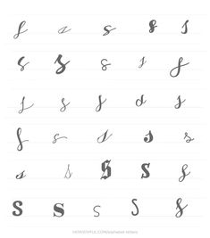 the alphabet and numbers are drawn on lined paper with black ink, which is also in cursive writing