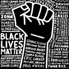 a black lives matter poster with the words written in different languages and numbers on it