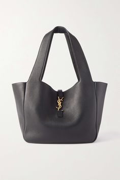 SAINT LAURENT Bea textured-leather tote | NET-A-PORTER Ysl Tote Bag, Ysl Tote, Saint Laurent Tote, Luxury Tote Bags, Dream Bags, Yves Saint Laurent Bags, Mom Stuff, Raffia Bag, Pretty Bags