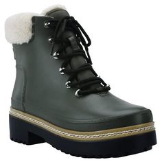 Size : 6m Color : Dark Green Condition : Nwt Details : Bold, Edgy Style Cool-Weather Cozy Faux-Fur Collar Traditional Lace-Up Closure Secure Fit Classic Round Toe Silhouette Durable Treaded Sole Man-Made Leather And Faux Fur Upper Textile Lining And Insole Man-Made Outsole Synthetic, Textile And Faux-Fur Upper/Textile Lining/Synthetic Sole Winter Boots Women Waterproof, Marc Fisher Boots, Hiker Boots, Lug Sole Boots, Waterproof Winter Boots, Studded Boots, Black Boots Women, Leather Chelsea Boots, Marc Fisher