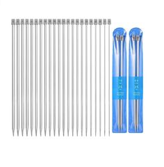 10 pcs / set stainless steel knitting needles for crochet hooks and needle tips