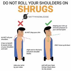 a poster explaining how to do shoulder exercises