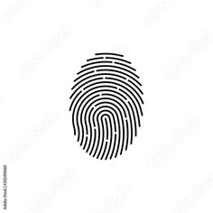 a fingerprint on a white background with the word,'i do not know what this