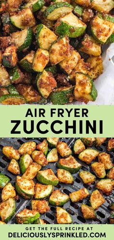 Say hello to the BEST air fryer zucchini! Crispy with a bit of crunch, this air-fried zucchini is a summer side dish delicious. Even picky eaters will love it! Give this fresh zucchini recipe a try! Zucchini For Picky Eaters, Air Fryer Crispy Zucchini, Fried Zucchini Recipe Easy Air Fryer, Air Dry Zucchini, Air Fryer Zucchini And Potatoes, Frozen Zucchini In Air Fryer, Cubed Zucchini Recipe, Air Fryer Zucchini And Carrots, Air Fried Squash And Zucchini