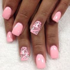 Summer Nail Art Ideas #nails Watermelon Nails, Summer Nail Art, Short Nails Art, Dots Nails, Diy Summer, Nail Swag, Pretty Nail Art, Nails Summer