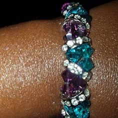 Verita Newsome added a photo of their purchase Adjustable Crystal Bling Bracelet, Adjustable Multicolor Crystal Bracelet With Rhinestones, Crystal Bracelet With Rhinestones And Round Beads, Crystal Beaded Bangle Bracelets With Rhinestones, Crystal Bracelet With Round Rhinestones, Adjustable Crystal Beaded Bracelets With Rhinestones, Purple Rhinestone Bracelets Perfect For Gifts, Adjustable Beaded Crystal Bracelets With Rhinestones, Purple Rhinestone Bracelets As Gift