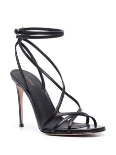 Find LE SILLA Belen 110mm Sandals on Editorialist. black leather buckle-fastening ankle strap crossover strap detail open toe stiletto heel high heel branded footbed Night Shoes, Woman Heels, Fashion Shoes Heels, Cute Shoes Heels, Chic Shoes, Hype Shoes, Best Dance, Stilts, Fashion Heels