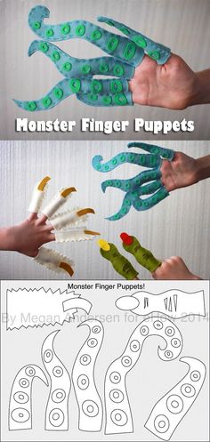 the hands and fingers are made out of paper