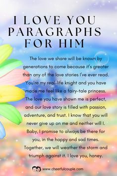 Pinterest Image for I Love You Paragraphs for Him Husband Journal, Love Letter Examples, Messages For Your Boyfriend, Love Paragraphs, Cute Paragraphs For Him, Love Paragraphs For Him, Silent Quotes, Love Paragraph