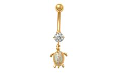 Brand new real solid 14k yellow gold mother of pearl turtle  belly button ring micro fave setting aaa cubic zirconia shiny stone high polish great finish luxury attractive look high quality screw on and off guarantee real 14k gold mark and stamp on the banana bar and the top srcew come in nice gift box make it perfect gift for any occasion Gold Pearl Belly Button Piercing, Solid Gold Belly Button Ring, Dangly Gold Belly Button Piercing, Sun Gold Belly Button Ring, Belly Button Piercing Cute, Seashell Belly Button Ring, Belly Piercing, Belly Button Piercing, Belly Rings