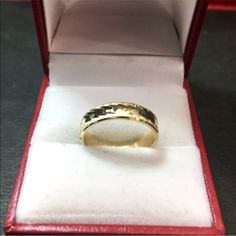 New 14k Solid Yellow Gold Handmade Diamond Cut Design Ring Band Material: Solid 14k Yellow Gold Ring Size: Size - 6.5 (Need Another Size? Message Us First ) Measurement : Top Width Approx: 0.17" Inches ( 4.5 Mm) Thickest Approx: 0.04" Inches ( 1.1 Mm) Approx. Weight : 2.8 Grams Free Gift Box Item # Jn11241716-Shop-1221-Ygr Yellow Gold Polished Promise Jewelry, Yellow Gold Polished Jewelry For Promise, Yellow Gold Jewelry With Decorative Band In 14k Gold, 14k Yellow Gold Jewelry With Decorative Band, Yellow Gold Diamond Cut Round Band Rings, Gold Rings With Decorative Band Fine Jewelry, Luxury 14k Gold Yellow Ring, Yellow Gold Wedding Ring With Decorative Band, Yellow Gold Wedding Band With Decorative Detail