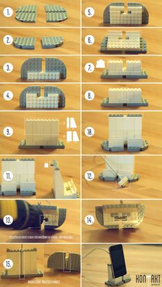 the instructions for how to make a computer keyboard from legos and cardboard boxes - step by step