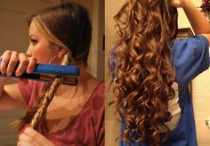 #lange Haare #Locken #Locken DIY Easy Curls, Skirt Diy, Hairstyles Ponytail, Curls For Long Hair, Crimped Hair, Smokey Eyes, Prom Hairstyles, Long Curly Hair, Long Curly