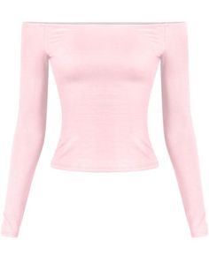 Step up your style with this off-the-shoulder fitted top. Featuring long sleeves and a flattering, body-hugging silhouette, this versatile piece is perfect for both casual outings and dressed-up occasions. The soft, stretchy fabric provides comfort while maintaining a sleek look. Pair it with high-waisted jeans, skirts, or layer it under a jacket for a chic, feminine touch. Pink Tops Aesthetic, Off The Shoulder Long Sleeve Top, Pink Summer Tops, Pink Off The Shoulder Top, Off Shoulder Long Sleeve Top, Tops Off Shoulder, Light Pink Tops, Pink Shirts, Hugging Silhouette