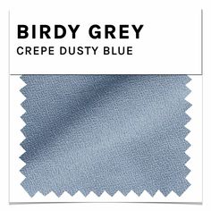 the birdy grey color is shown in an image that appears to be very blue