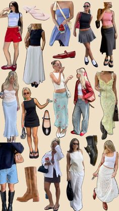 summer style inspo Uni Outfits Summer, Outfit Uni, Outfit Collages, Uni Outfits, Board Inspiration, Outfit Collage, Casual Style Outfits, Outfits Summer