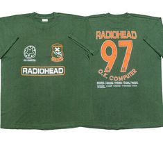 Ok Computer, Christmas Celebration, Radiohead, Jersey Shirt, Work Out, Forest Green, Cotton Tee, Unisex T Shirt, Tee Shirt