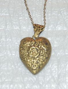 Flower Pattern Gold Heart Pendant #jewelry #necklace #fashion Elegant Heart Pendant Locket Necklace, Elegant Heart Pendant Locket Necklace In Metal, Elegant Metal Heart Pendant Locket Necklace, Heart Bead Pendant Necklace As Gift For Her, Elegant Metal Locket Necklace For Valentine's Day, Metal Heart Pendant Necklaces For Wedding, Metal Heart Pendant Necklace For Wedding, Elegant Heart Locket Jewelry, Heart Pendant Necklace For Wedding