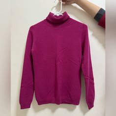 Brand New With Tag. Uniqlo Sweater, Turtle Neck Sweater, Uniqlo Women, Uniqlo, Colorful Sweaters, Turtleneck Sweater, Neck Sweater, Cashmere, The 100