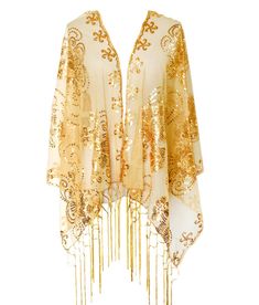 PRICES MAY VARY. Size: 22.8-63in, Fringe 7.0in. The dressy shawls and wraps for evening wear is super soft, comfortable and lightweight. This see-through lace Sequin shawl is a gorgeous accessory for spring, summer, winter and fall from day to night. Design: The vintage 1920s wrap for women is designed with sequin flower trim and scallop edge detail. A lovely lightweight scarf which makes a great gift for Valentine's Day, stuffer for Christmas, Thanks Giving, New Year, Mother's Day, Birthday, Gr Sparkly Scarf, Special Event Outfit, Mesh Scarf, Mens Cashmere Scarf, Color Outfits, Sequin Flower, Evening Shawls, Thanks Giving, Wedding Cape