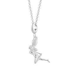 This sterling silver fairy charm necklace boasts art deco design influences. She stands ready to sprinkle magic wherever she flies. Enjoy the charm of our fairy pendant, perfect for anyone who wants a touch of magic in their life.  All our charms attach with a clip-on clasp and are compatible with all other leading charm jewellery brands. Simply clip-on or slide-on to a chain, charm bracelet or charm carrier necklace.  All Lily Charmed jewellery comes presented in a beautiful gift box. Material: Whimsical Silver Dangle Charm Necklaces, Fairy Style Sterling Silver Jewelry, Sterling Silver Fairycore Jewelry, Whimsical Silver Necklaces With Charms, Fairycore Sterling Silver Jewelry, Fairycore Sterling Silver Jewelry In Silver, Whimsical Silver Dangling Charms, Whimsical Silver Jewelry With Butterfly Charm, Fairy Charm Necklace